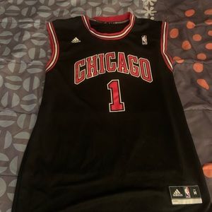 Derrick Rose chicago bulls jersey in black